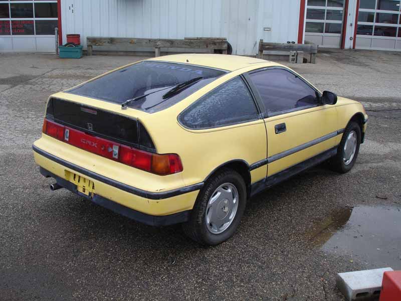 Barbados Yellow Project: 1990 Honda CRX Si